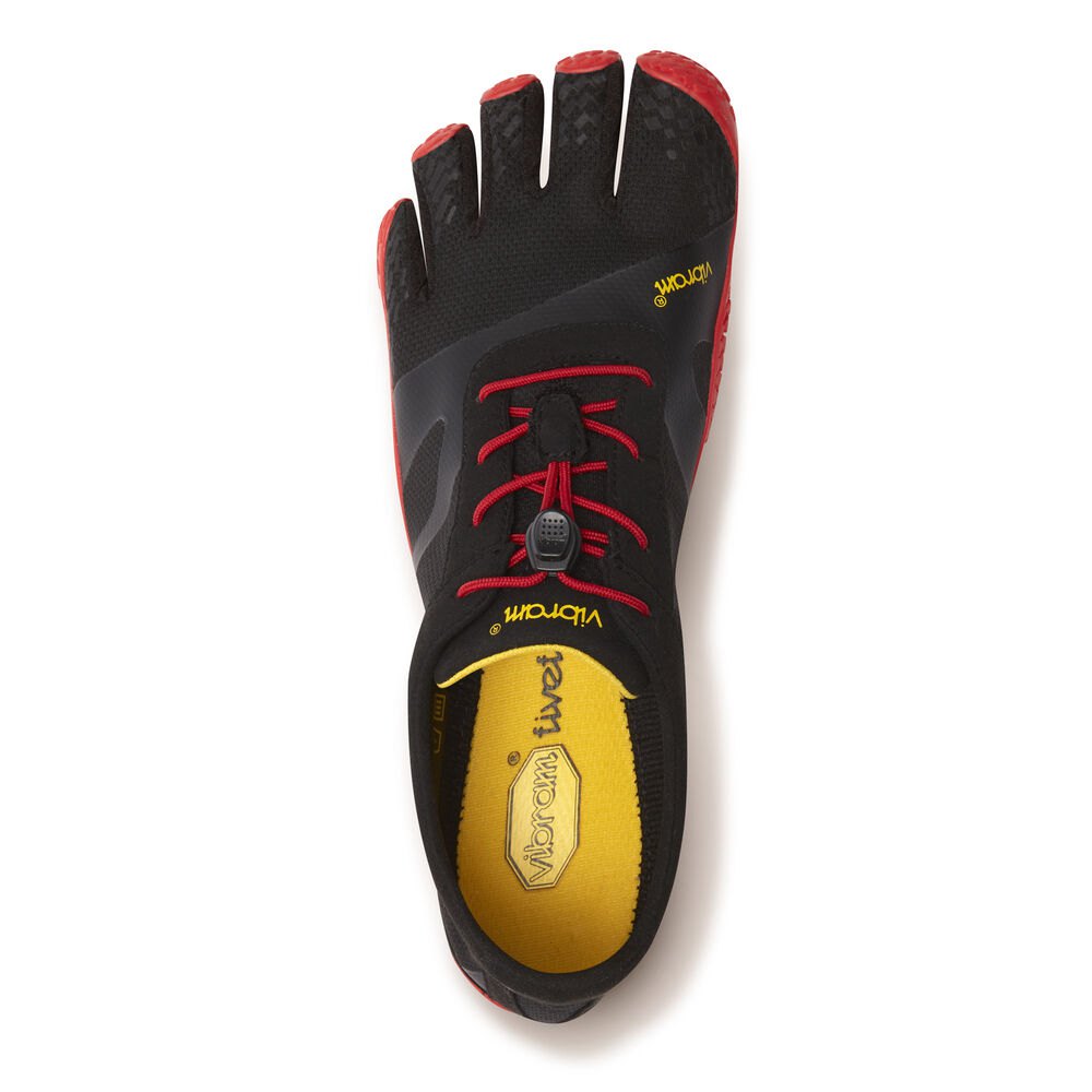 Tenis Deportivos Hombre Negros/Rojos - FiveFingers Kso Evo - NGEMFK-021